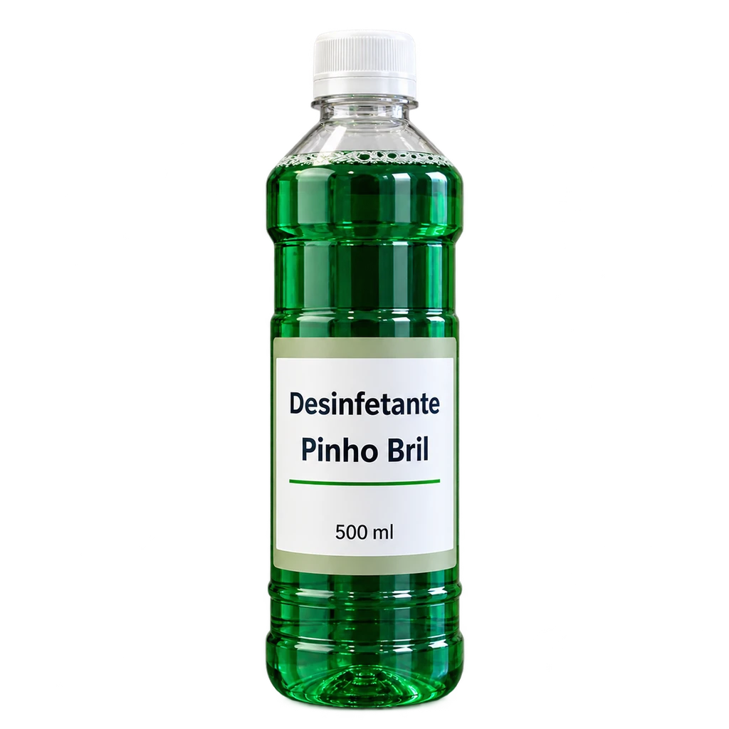 Desinfetante 500ml Pinho Bril — apresentação do produto