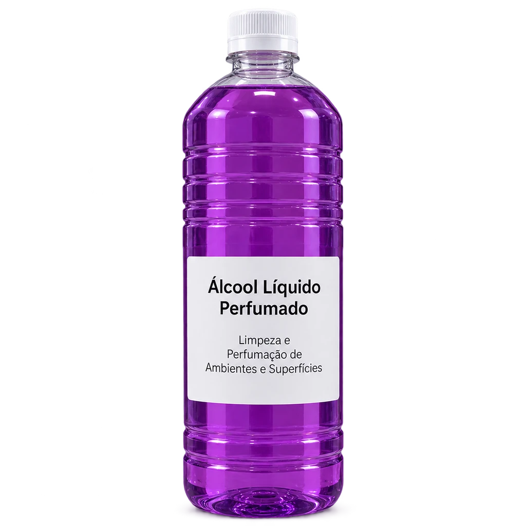 R. Alcool Liquido Perfumado — apresentação do produto